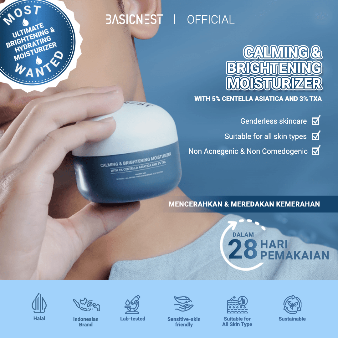 calming & brightening moisturizer dari basicnest